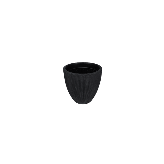 BOTONIA 030 Resin Planter - Premium LLDPE tapered round outdoor planter, stone look, UV resistant, 10-year warranty | Solen G