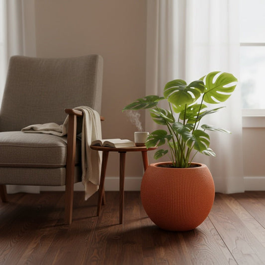 FLORIA 250 Resin Planter - Solen Garden | Modern Outdoor Patio Planters and Furniture - Planter
