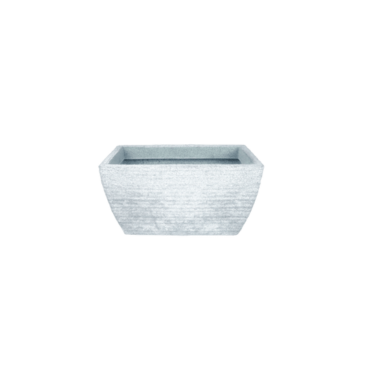 KALINA 190 Resin Planter - Premium LLDPE square outdoor planter, stone look, UV resistant, 10-year warranty | Solen Garden