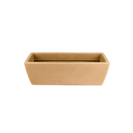LYSSA 160 Resin Planter - Premium LLDPE oval outdoor planter, stone look, UV resistant, 10-year warranty | Solen Garden