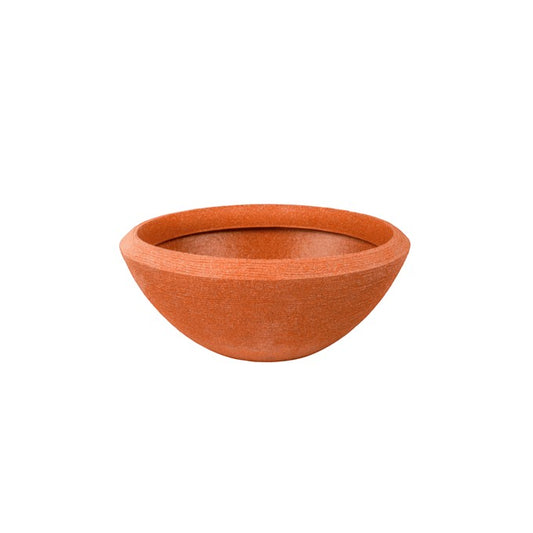 TALIN 270 Resin Planter - Premium LLDPE wide low bowl outdoor planter, stone look, UV resistant, 10-year warranty | Solen Gar