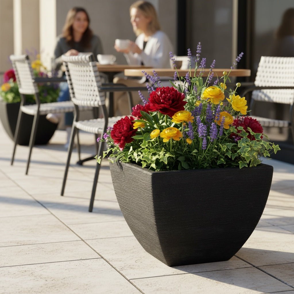 The Planter That Finally Stayed Beautiful After Summer - Solen Garden | Modern Outdoor Patio Planters and Furniture