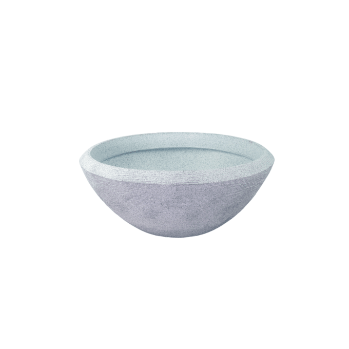 BOHO 280 Resin Planter - Premium LLDPE geometric outdoor planter, stone look, UV resistant, 10-year warranty | Solen Garden