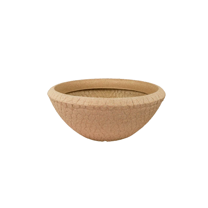BOHO 290 Resin Planter - Premium LLDPE geometric outdoor planter, stone look, UV resistant, 10-year warranty | Solen Garden