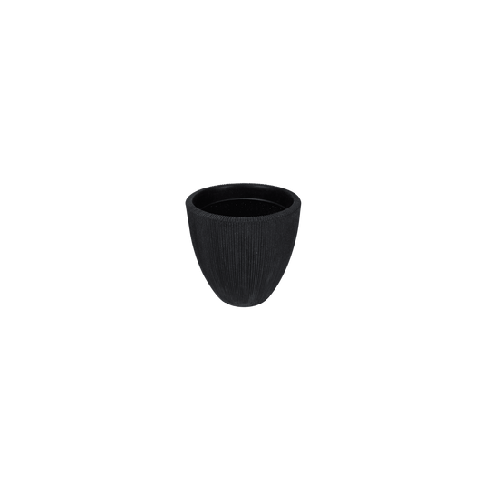 BOTONIA 020 Resin Planter - Premium LLDPE tapered round outdoor planter, stone look, UV resistant, 10-year warranty | Solen G