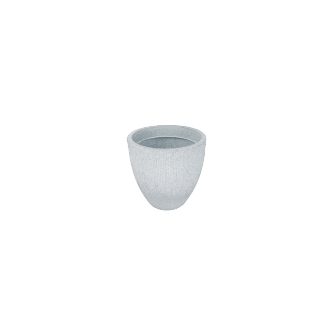 BOTONIA 030 Resin Planter - Premium LLDPE tapered round outdoor planter, stone look, UV resistant, 10-year warranty | Solen G