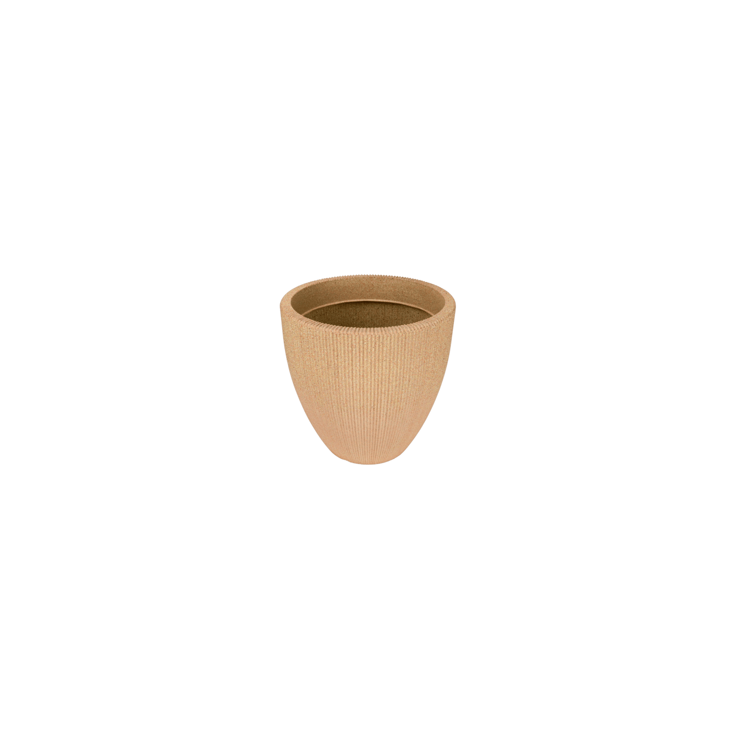 BOTONIA 030 Resin Planter - Premium LLDPE tapered round outdoor planter, stone look, UV resistant, 10-year warranty | Solen G