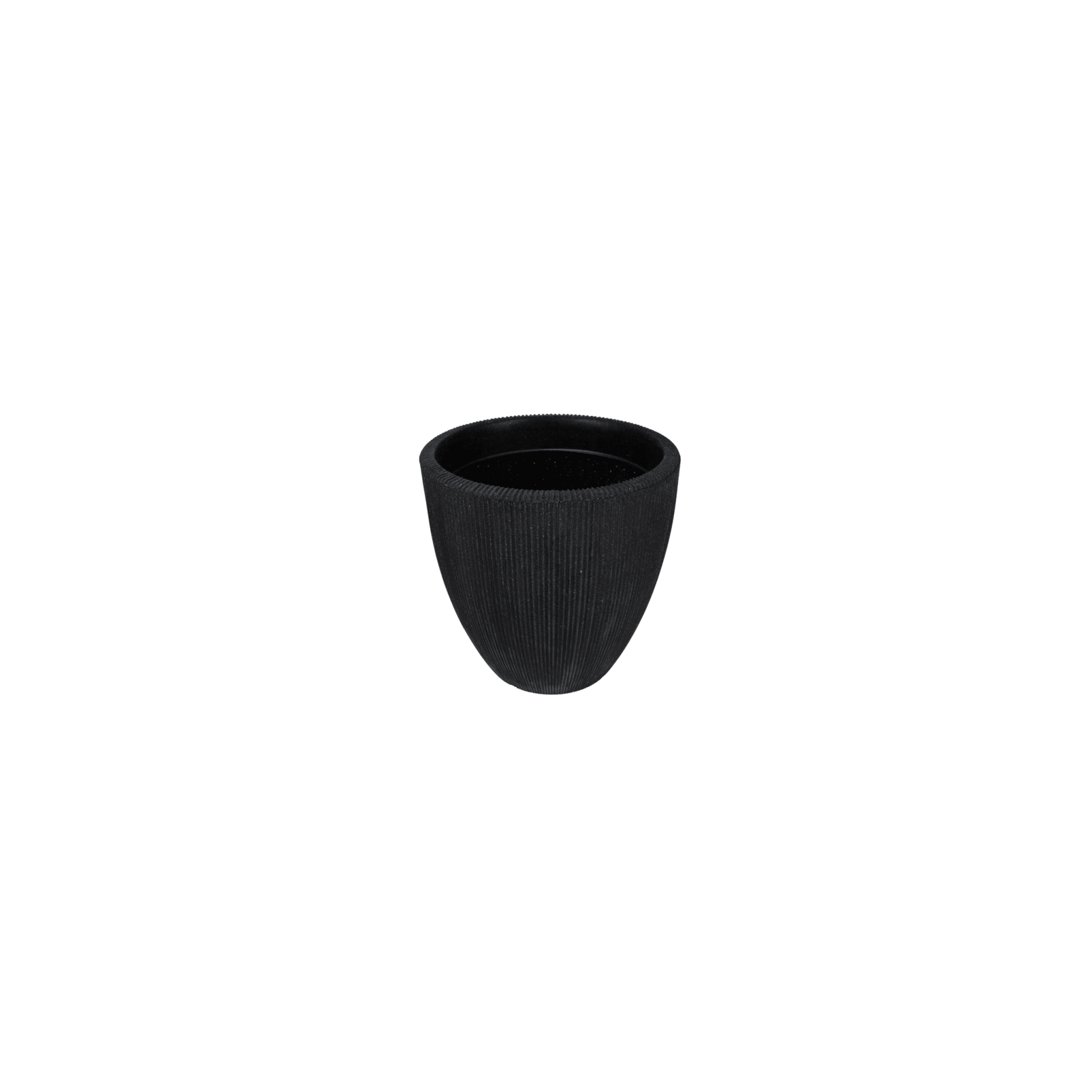 BOTONIA 030 Resin Planter - Premium LLDPE tapered round outdoor planter, stone look, UV resistant, 10-year warranty | Solen G