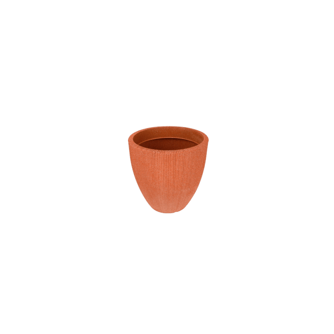 BOTONIA 030 Resin Planter - Premium LLDPE tapered round outdoor planter, stone look, UV resistant, 10-year warranty | Solen G