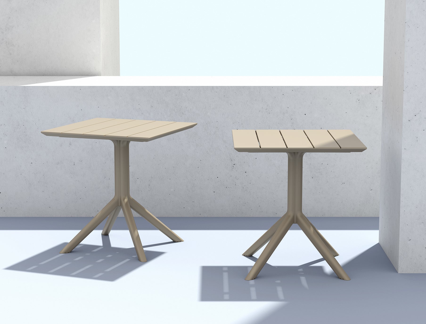 Helen Folding Table 60 - Solen Garden | Modern Indoor & Outdoor Planters & Patio Furniture - Outdoor Patio Furniture