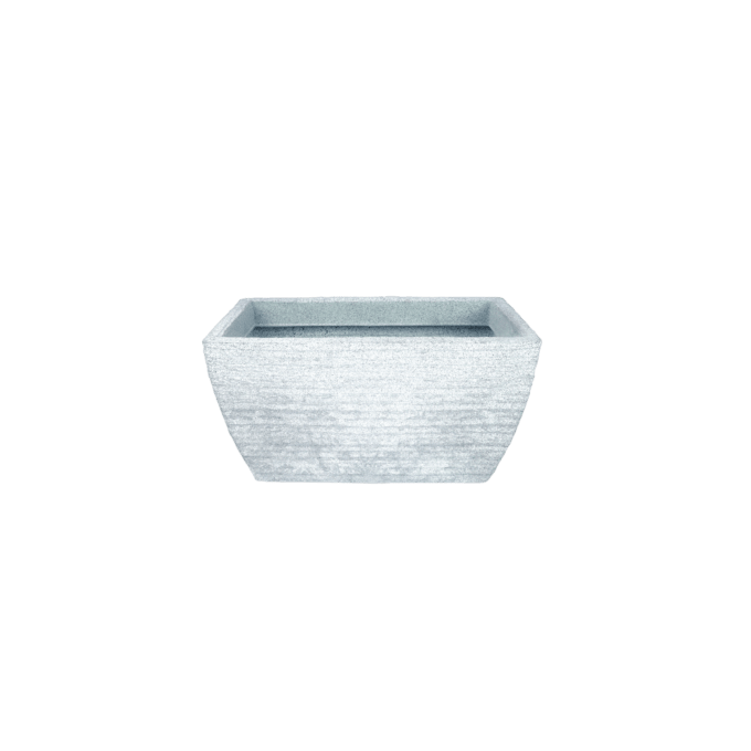 KALINA 190 Resin Planter - Premium LLDPE square outdoor planter, stone look, UV resistant, 10-year warranty | Solen Garden