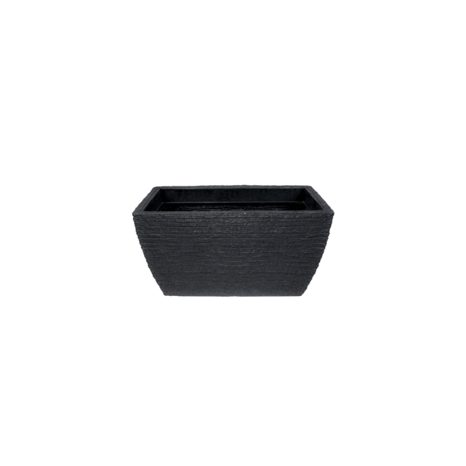 KALINA 190 Resin Planter - Premium LLDPE square outdoor planter, stone look, UV resistant, 10-year warranty | Solen Garden