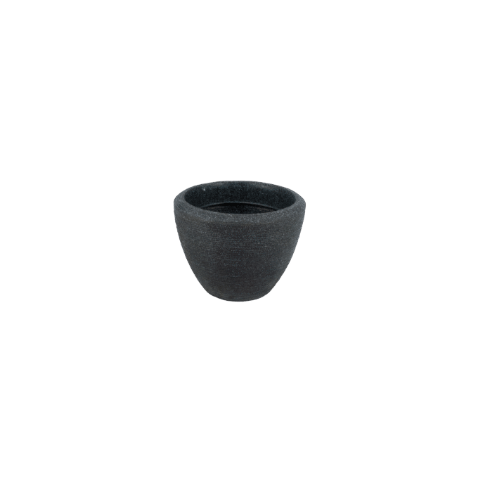 LIORA 220 Resin Planter - Premium LLDPE wide round outdoor planter, stone look, UV resistant, 10-year warranty | Solen Garden