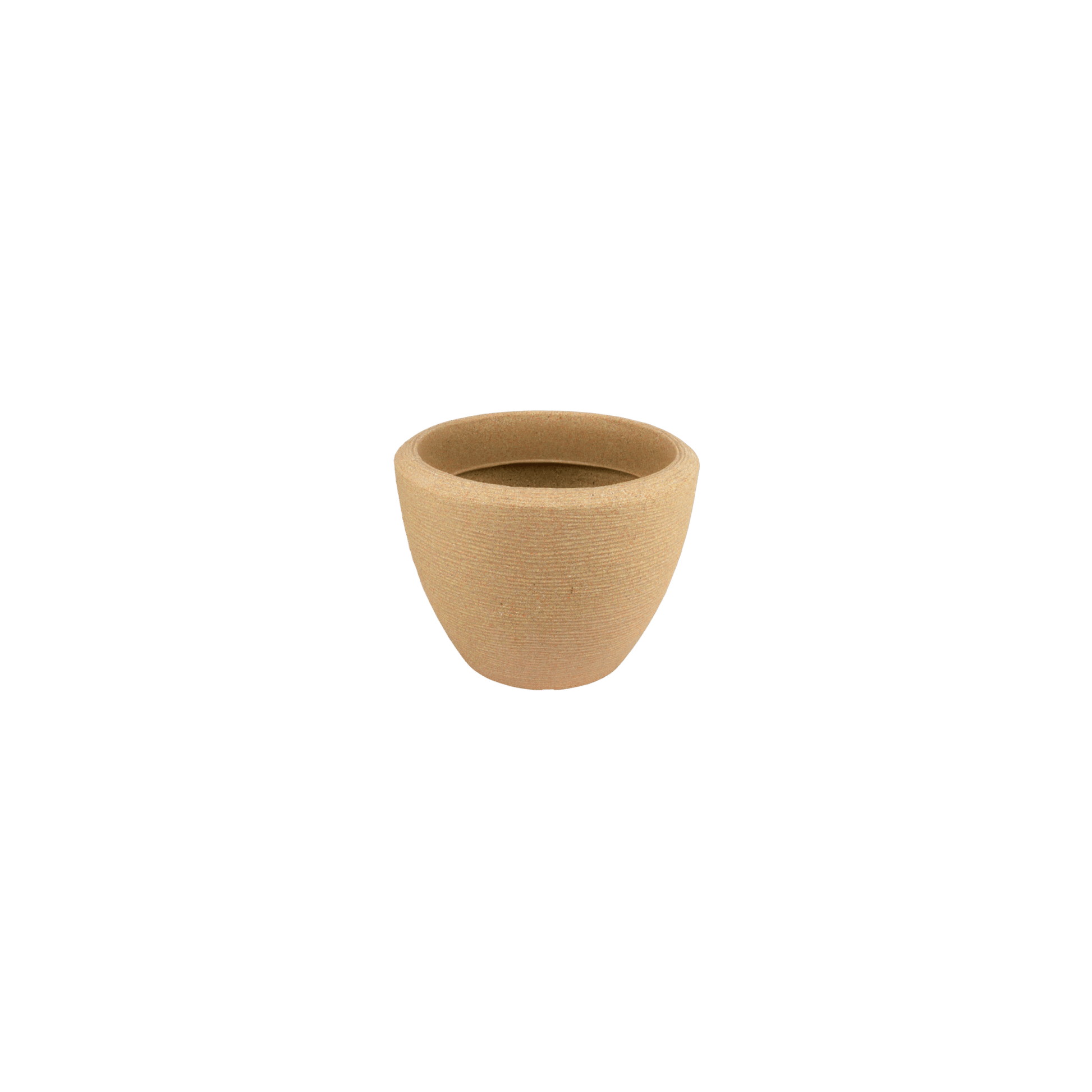 LIORA 220 Resin Planter - Premium LLDPE wide round outdoor planter, stone look, UV resistant, 10-year warranty | Solen Garden