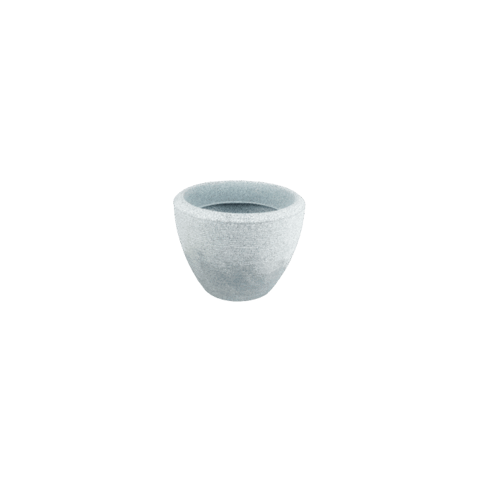 LIORA 220 Resin Planter - Premium LLDPE wide round outdoor planter, stone look, UV resistant, 10-year warranty | Solen Garden