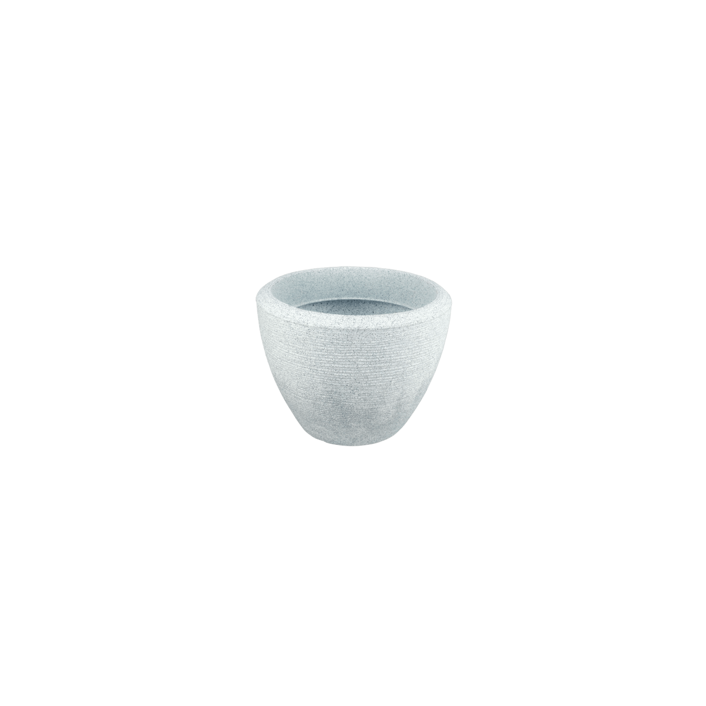 LIORA 230 Resin Planter - Premium LLDPE wide round outdoor planter, stone look, UV resistant, 10-year warranty | Solen Garden