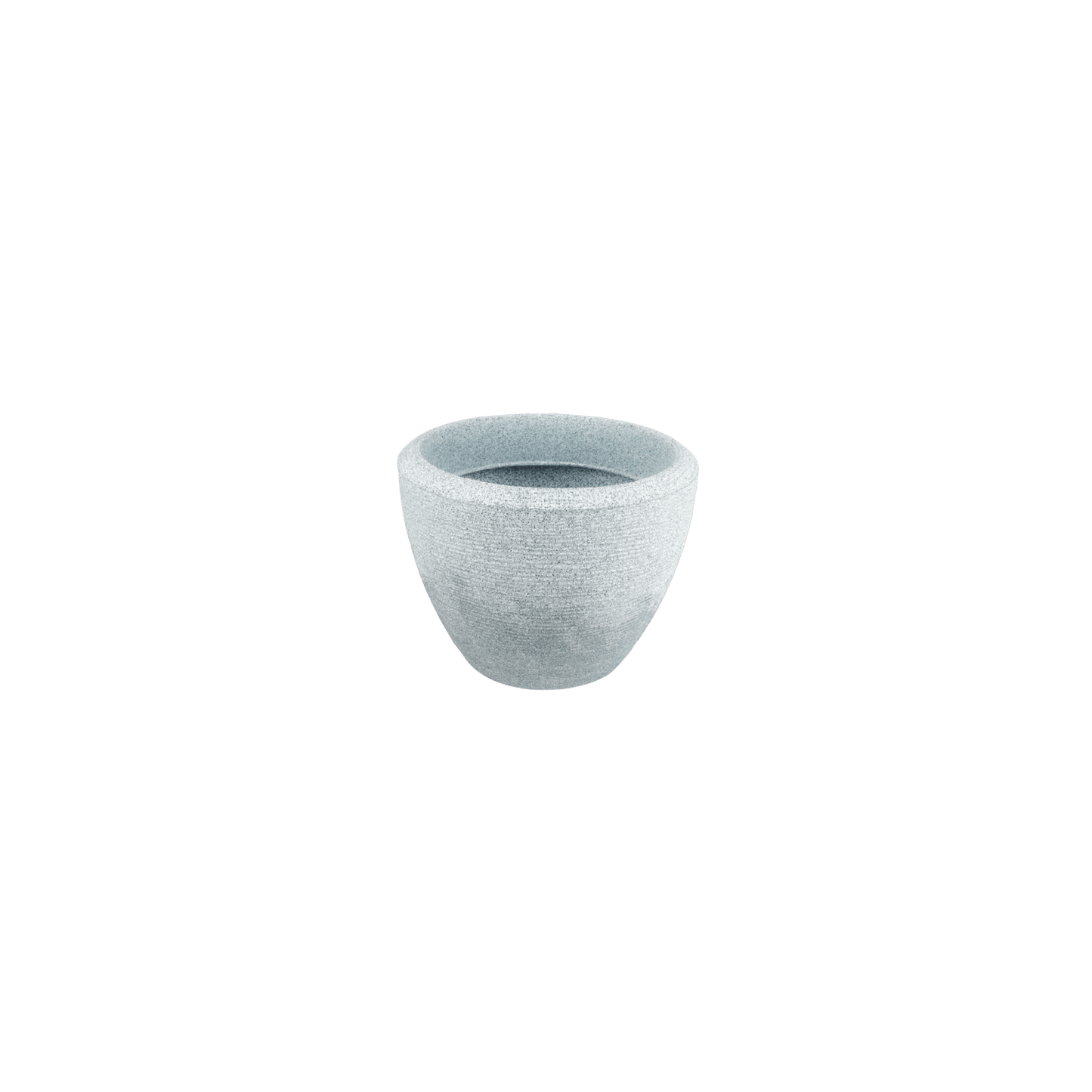 LIORA 230 Resin Planter - Premium LLDPE wide round outdoor planter, stone look, UV resistant, 10-year warranty | Solen Garden