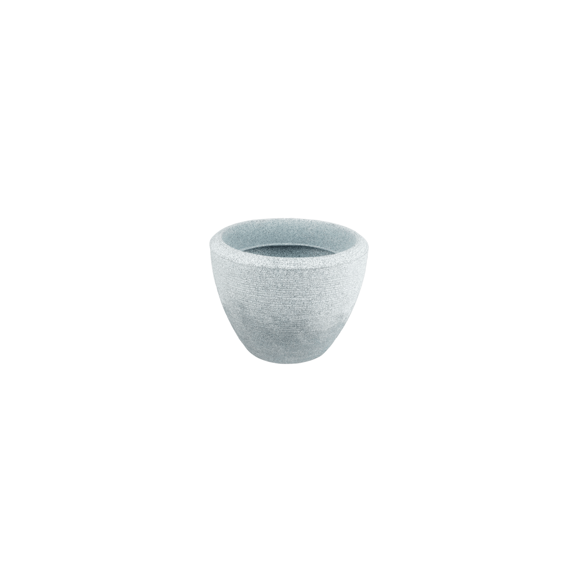 LIORA 230 Resin Planter - Premium LLDPE wide round outdoor planter, stone look, UV resistant, 10-year warranty | Solen Garden