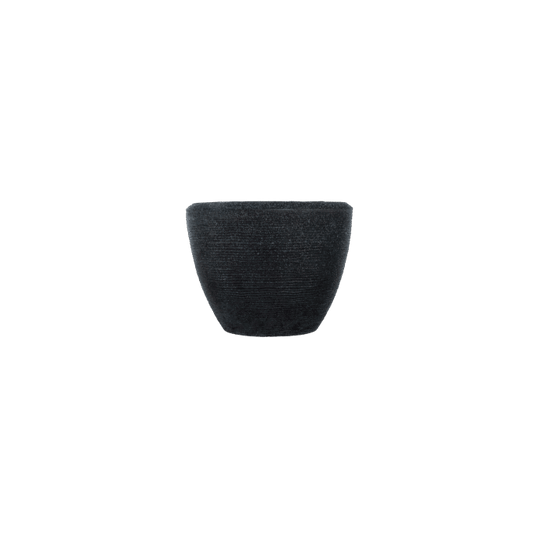 LIORA 230 Resin Planter - Premium LLDPE wide round outdoor planter, stone look, UV resistant, 10-year warranty | Solen Garden