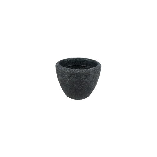 LIORA 230 Resin Planter - Premium LLDPE wide round outdoor planter, stone look, UV resistant, 10-year warranty | Solen Garden