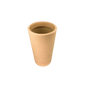 LIVA 090 Resin Planter - Premium LLDPE wide tapered round outdoor planter, stone look, UV resistant, 10-year warranty | Solen