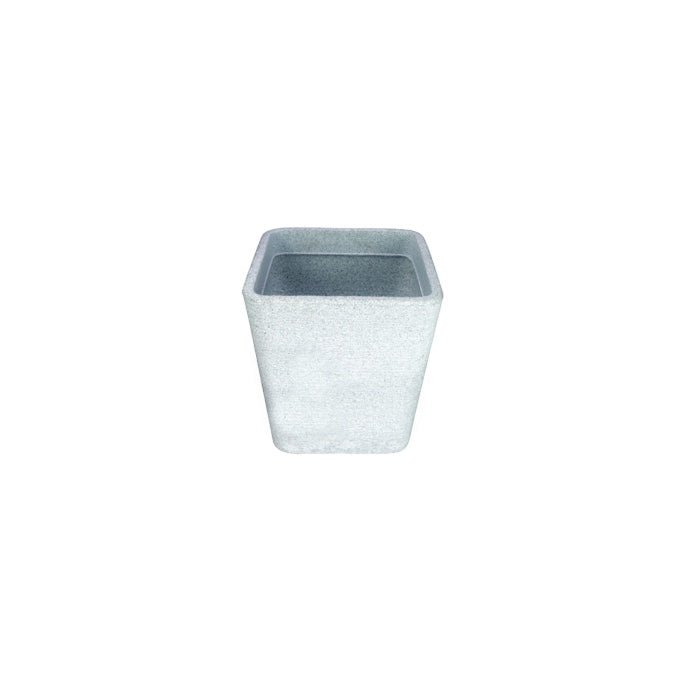LUSINE 200 Resin Planter - Premium LLDPE tall tapered outdoor planter, stone look, UV resistant, 10-year warranty | Solen Gar