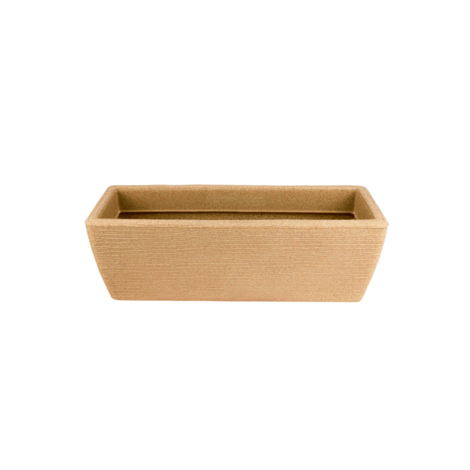 LYSSA 160 Resin Planter - Premium LLDPE oval outdoor planter, stone look, UV resistant, 10-year warranty | Solen Garden
