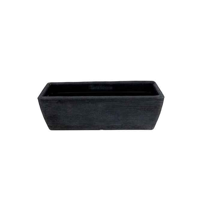 LYSSA 170 Resin Planter - Premium LLDPE oval outdoor planter, stone look, UV resistant, 10-year warranty | Solen Garden