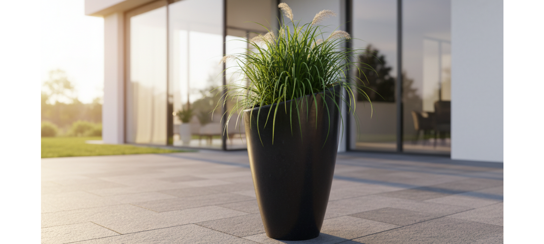 Nila 300 - Black - Solen Garden | Modern Indoor & Outdoor Planters & Patio Furniture