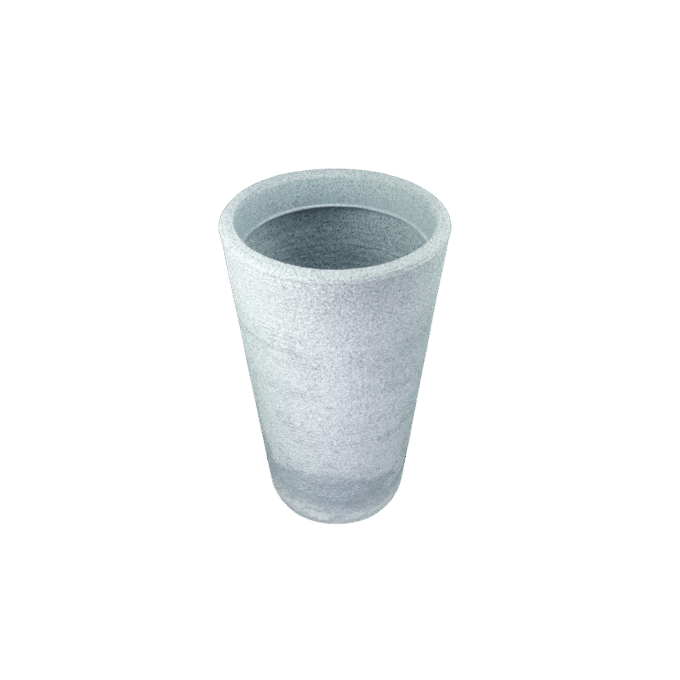 PETRA 120 Resin Planter - Premium LLDPE large round outdoor planter, stone look, UV resistant, 10-year warranty | Solen Garde