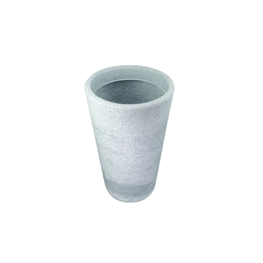 PETRA 120 Resin Planter - Premium LLDPE large round outdoor planter, stone look, UV resistant, 10-year warranty | Solen Garde