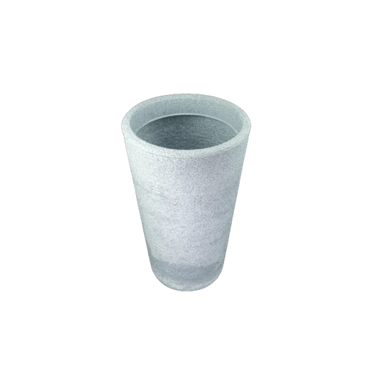 PETRA 120 Resin Planter - Premium LLDPE large round outdoor planter, stone look, UV resistant, 10-year warranty | Solen Garde