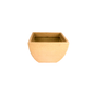 Solen Garden | Modern Lightweight Outdoor Planters LUMEN 140 square resin planter with a matte stone texture finish.